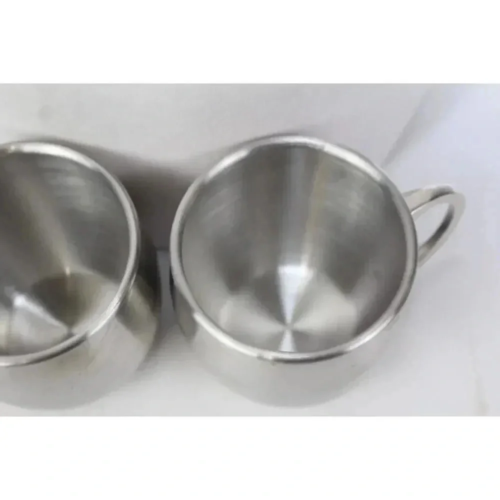 Two eco one silver cups 8oz